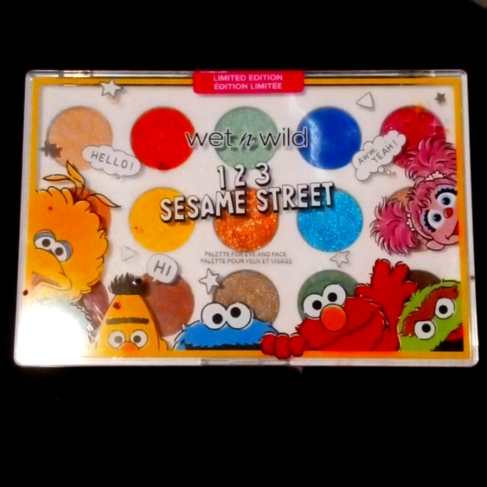 Wet n wild 123 sesame street eye and face palette 🎨